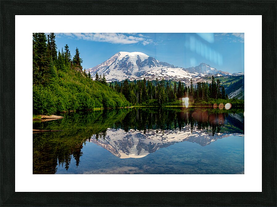 3630 Bench Lake Picture Frame print