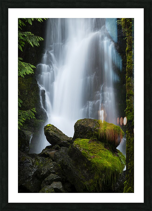 0374 Merriman Falls Picture Frame print